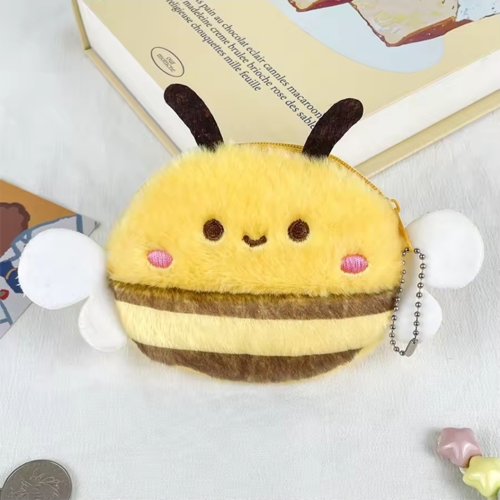 Bumble Bee Coin/Mini Pouch Purse, Bag Charm